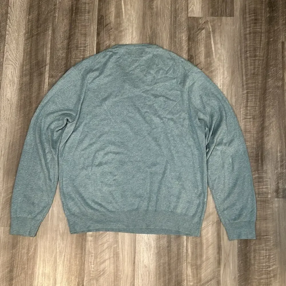 Polo by Ralph Lauren Pima Cotton V-Neck Sweater - XL